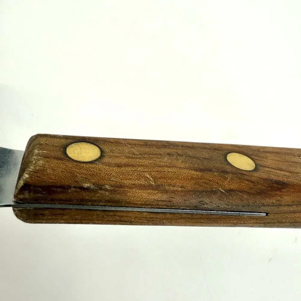 Dexter USA Pie Server Cake Vintage Utensil Wood Handle Wooden 10 inch Country